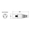 GBC 30.5463.00 - 3P Male XLR Microphone Plug Connectors Onetrade GBC 30.5463.00 - 3P Male XLR Microphone Plug Connectors Onetrade